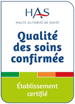 Logo Certification "Qualité des soins confirmée"