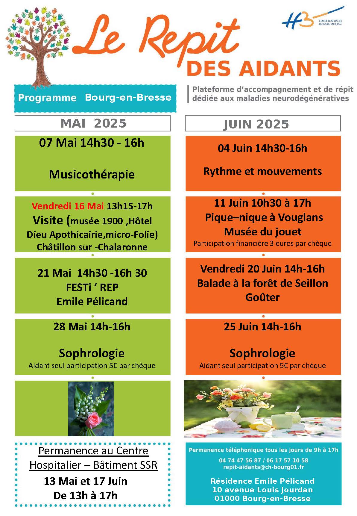 Plateforme de répit - Programme Bourg-en-Bresse