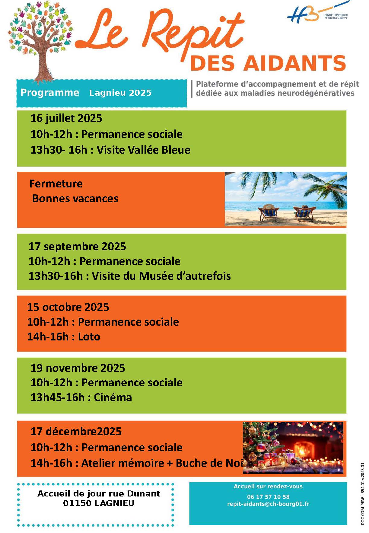Plateforme de répit - Programme Bourg-en-Bresse