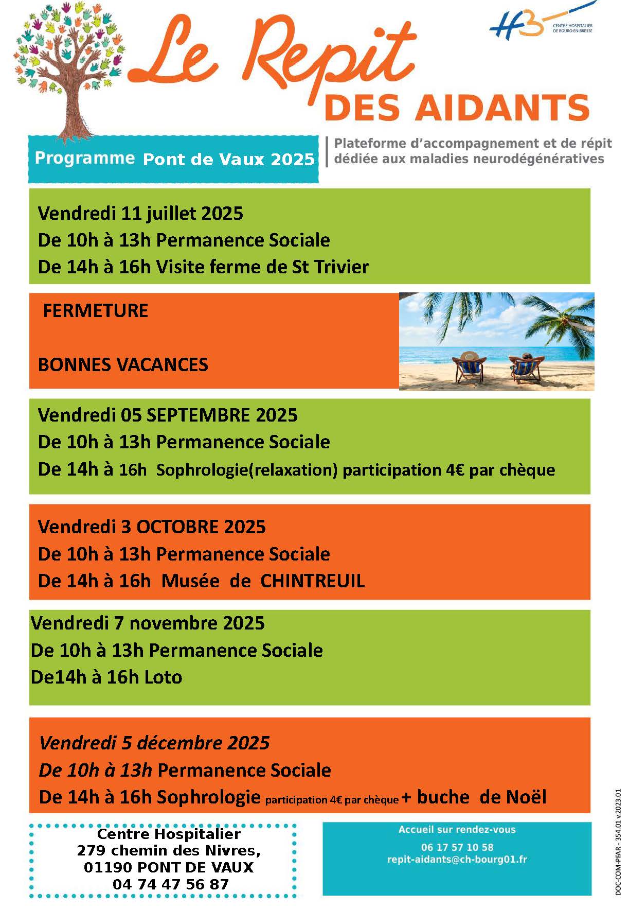 Plateforme de répit - Programme Bourg-en-Bresse