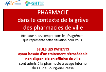 Grève des pharmacies de ville - info