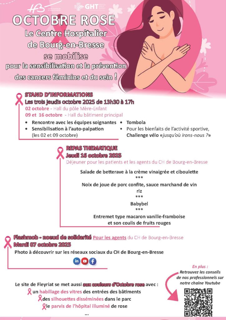 Octobre Rose 2025 - programme