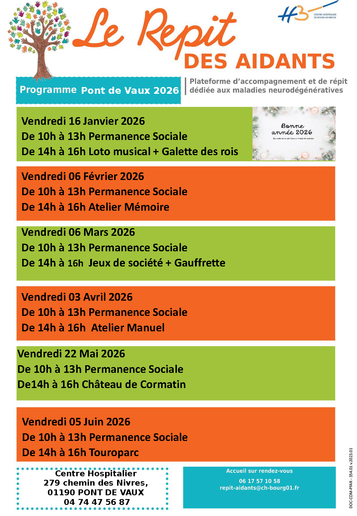 Plateforme de répit - Programme Bourg-en-Bresse