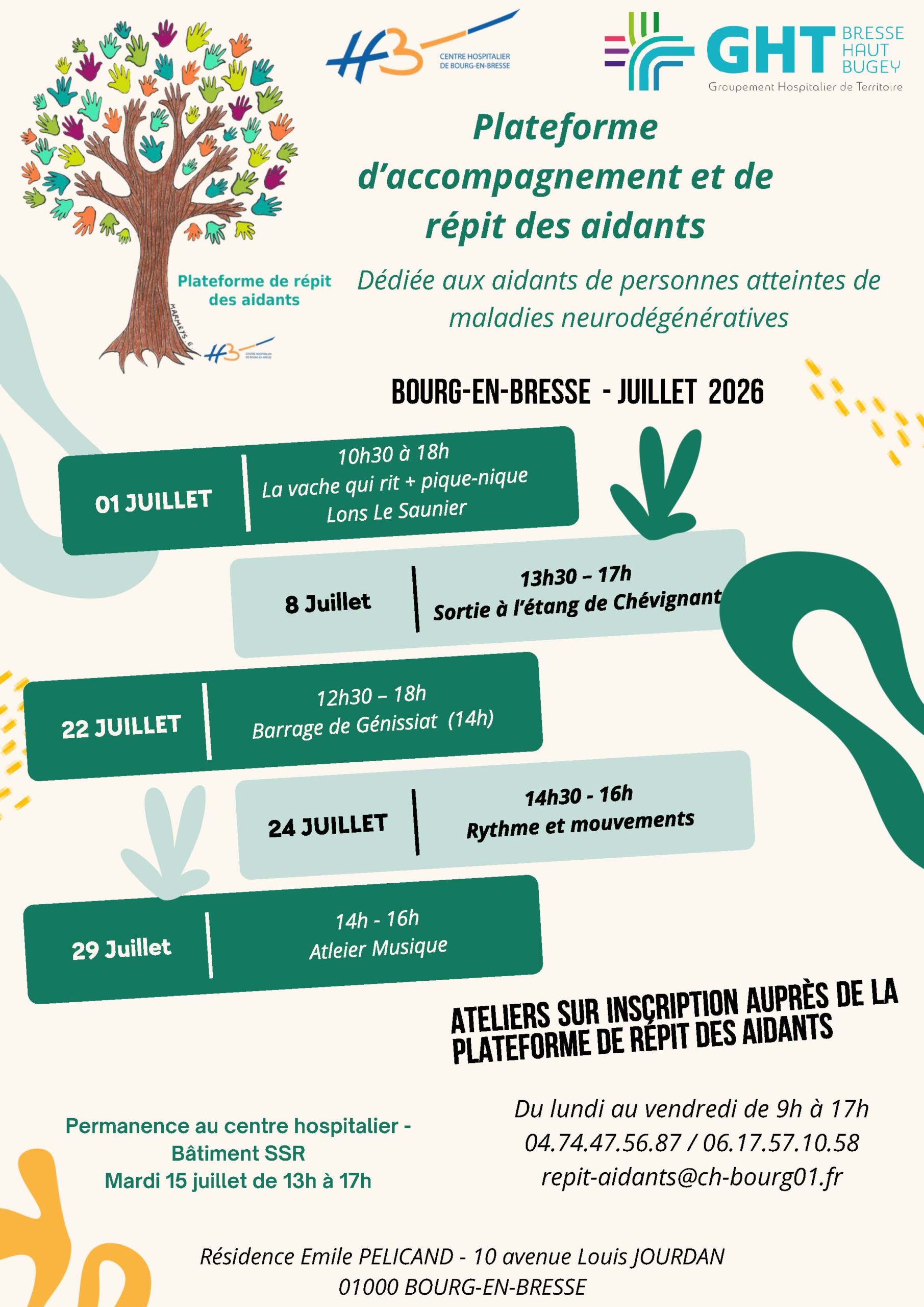 Plateforme de répit - Programme Bourg-en-Bresse